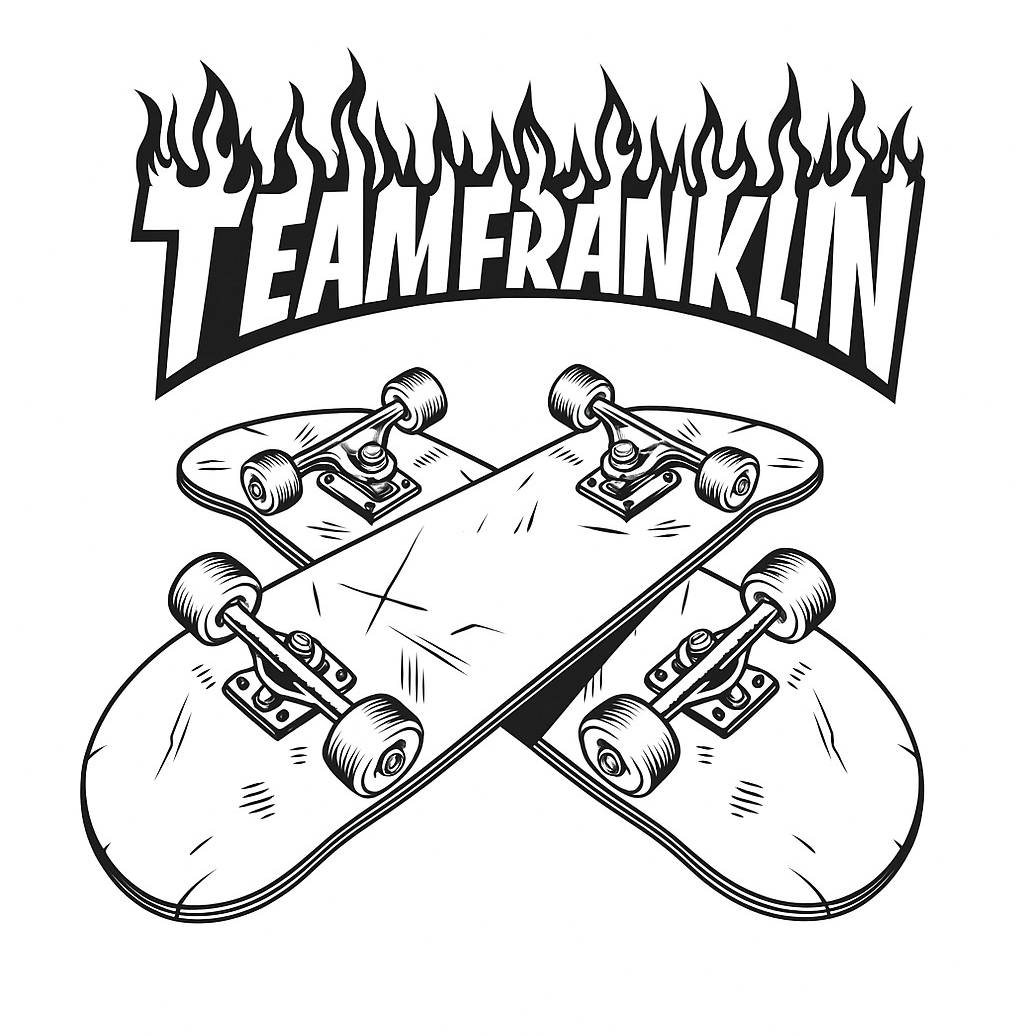 Skateboard en movimiento